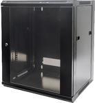 Купить Intellinet - Wandschrank - Schwarz, RAL 9005 - 12U - 48,3 cm (19") (711869) в магазине wardena.ru