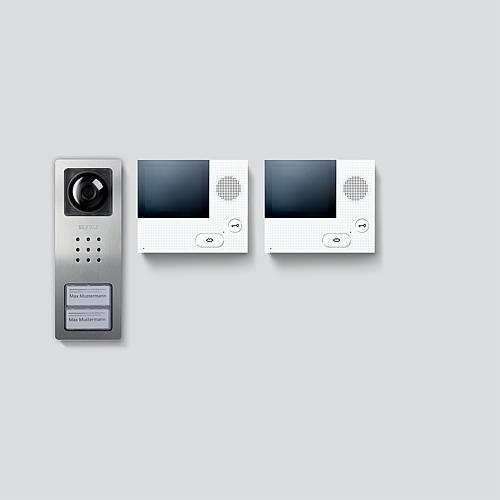 Купить Siedle SET CVB 850-2 E/W Video-Zugangssystem 8,89 cm (3.5" ) Edelstahl - Weiß (210008747-00) в магазине wardena.ru