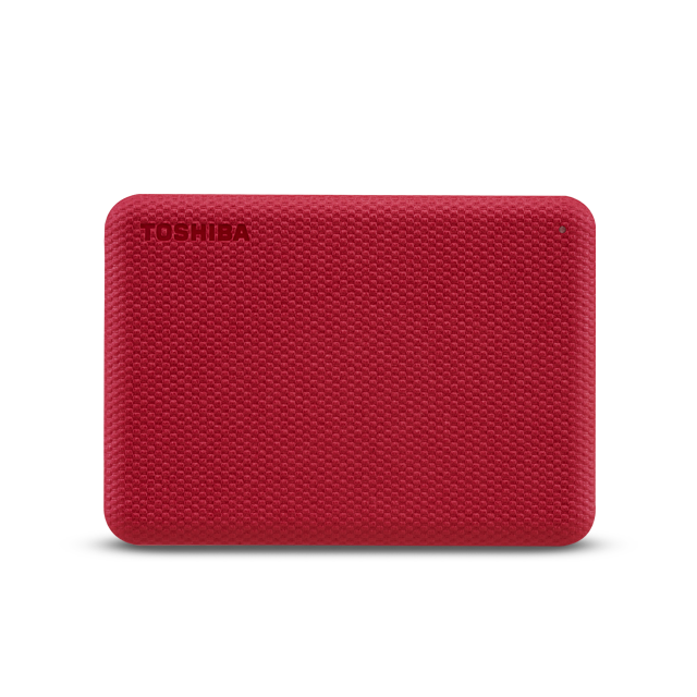 Купить Toshiba Canvio Advance - Festplatte - 4 TB - extern (tragbar) - 2.5" (6.4 cm) - USB 3.2 Gen 1 - Rot (HDTCA40ER3CA) в магазине wardena.ru