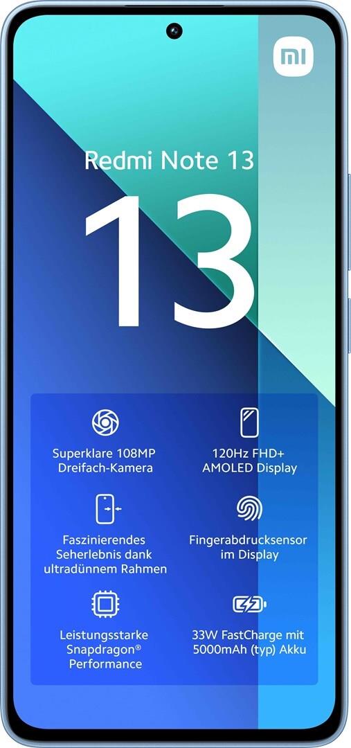 Купить SMARTPHONE XIAOMI REDMI NOTE 13 6/128GB EISBLAU в магазине wardena.ru