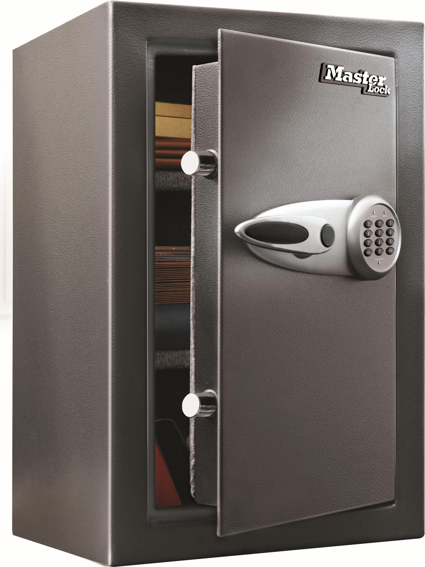 Купить MASTER LOCK Groer digitaler Sicherheitssafe - Frei stehend sicher - Schwarz - Code - Elektronisch - Schlüssel - 61,7 l - Stahl - 2 Regale (T6-331ML) в магазине wardena.ru