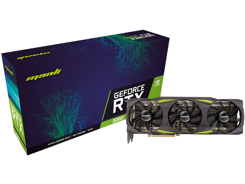 Купить Manli M-NRTX3080/6RFHPPPV3-M3514 NVIDIA GeForce RTX 3080 12 GB GDDR6X (N61230800M35141) в магазине wardena.ru