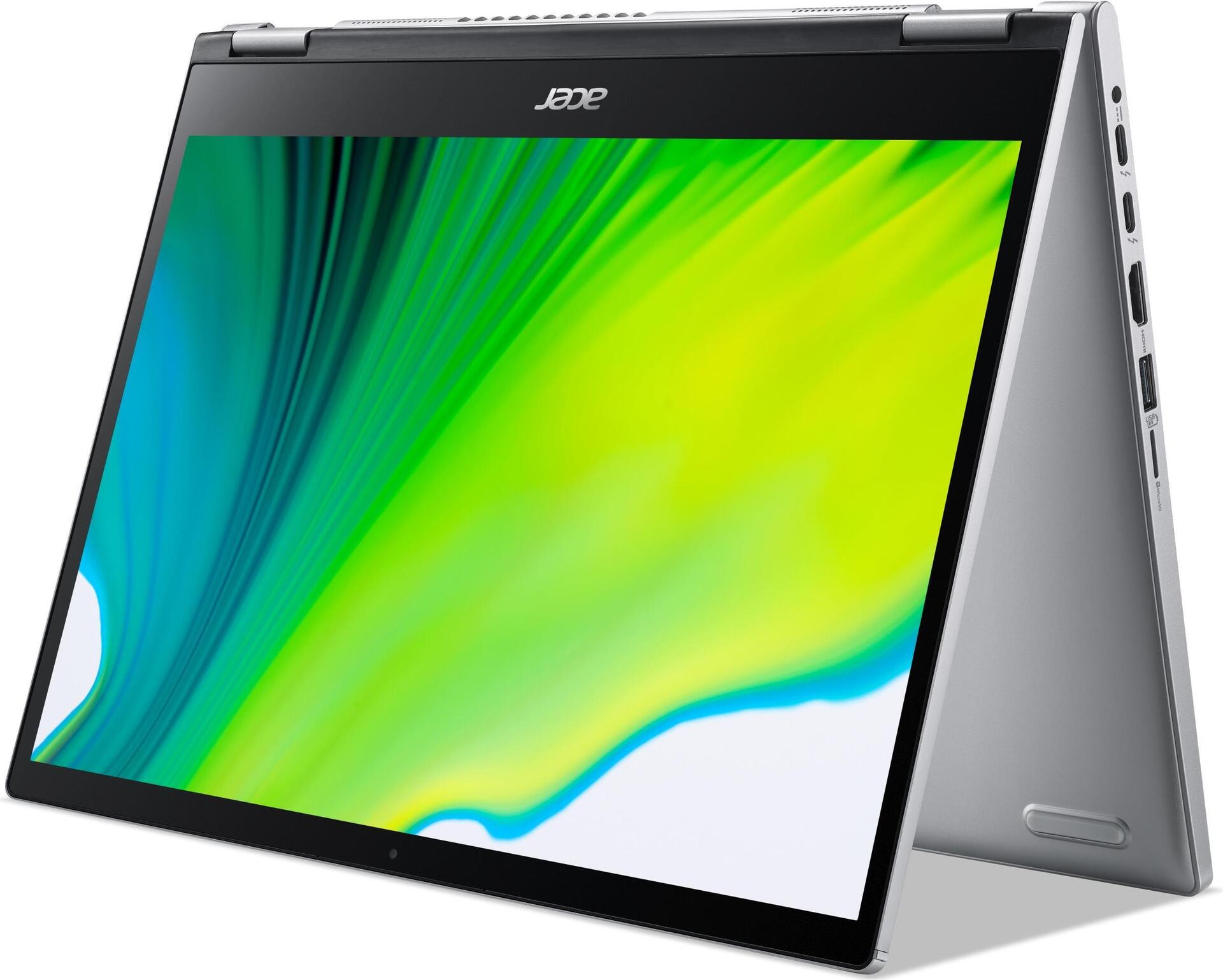 Купить Acer Spin 3 SP313-51N - Flip-Design - Intel Core i5 1135G7 - Win 11 Home - Iris Xe Graphics - 16 GB RAM - 512 GB SSD QLC - 33.8 cm (13.3") Touchscreen 2560 x 1600 (WQXGA) - Wi-Fi 6 - Reines Silber - kbd: Deutsch (NX.A9VEV.008) в магазине wardena.ru