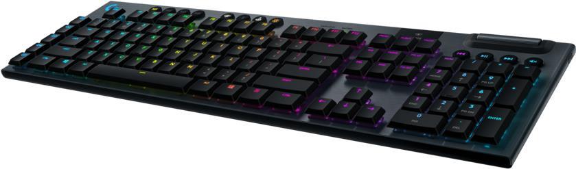 Купить Logitech G G915 Tastatur RF Wireless + Bluetooth QWERTY US International Schwarz (920-008962) в магазине wardena.ru