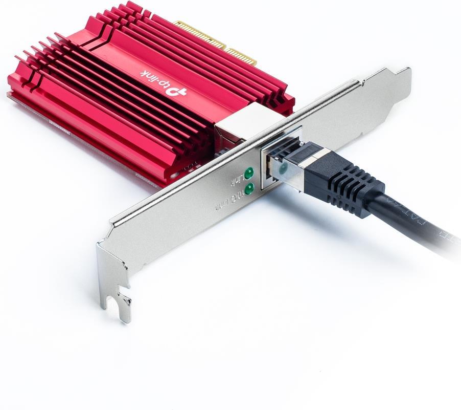 Купить TP-Link TX401 - V1 - Netzwerkadapter - PCIe 3.0 x4 Low-Profile - 1/2.5/5/10GBase-T x 1 в магазине wardena.ru