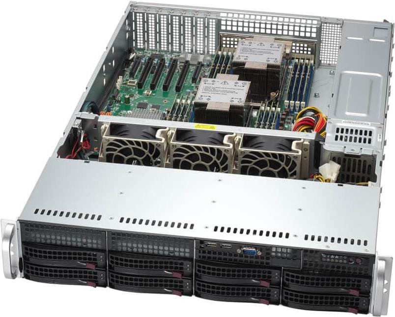 Купить Supermicro SuperServer 621P-TR Intel C741 LGA 4677 (Socket E) Rack (2U) Silber (SYS-621P-TR) в магазине wardena.ru