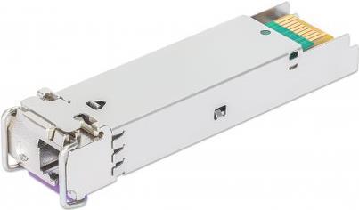 Купить INTELLINET Gigabit SFP Mini-GBIC Transceiver WDM bidirektional für LWL-Kabel 1000Base-BX-U (LC) Singlemode-Port, 120 km, BiDi WDM (RX1550/TX1490), MSA-konform für maximale Kompatibilität, silber (508643) в магазине wardena.ru