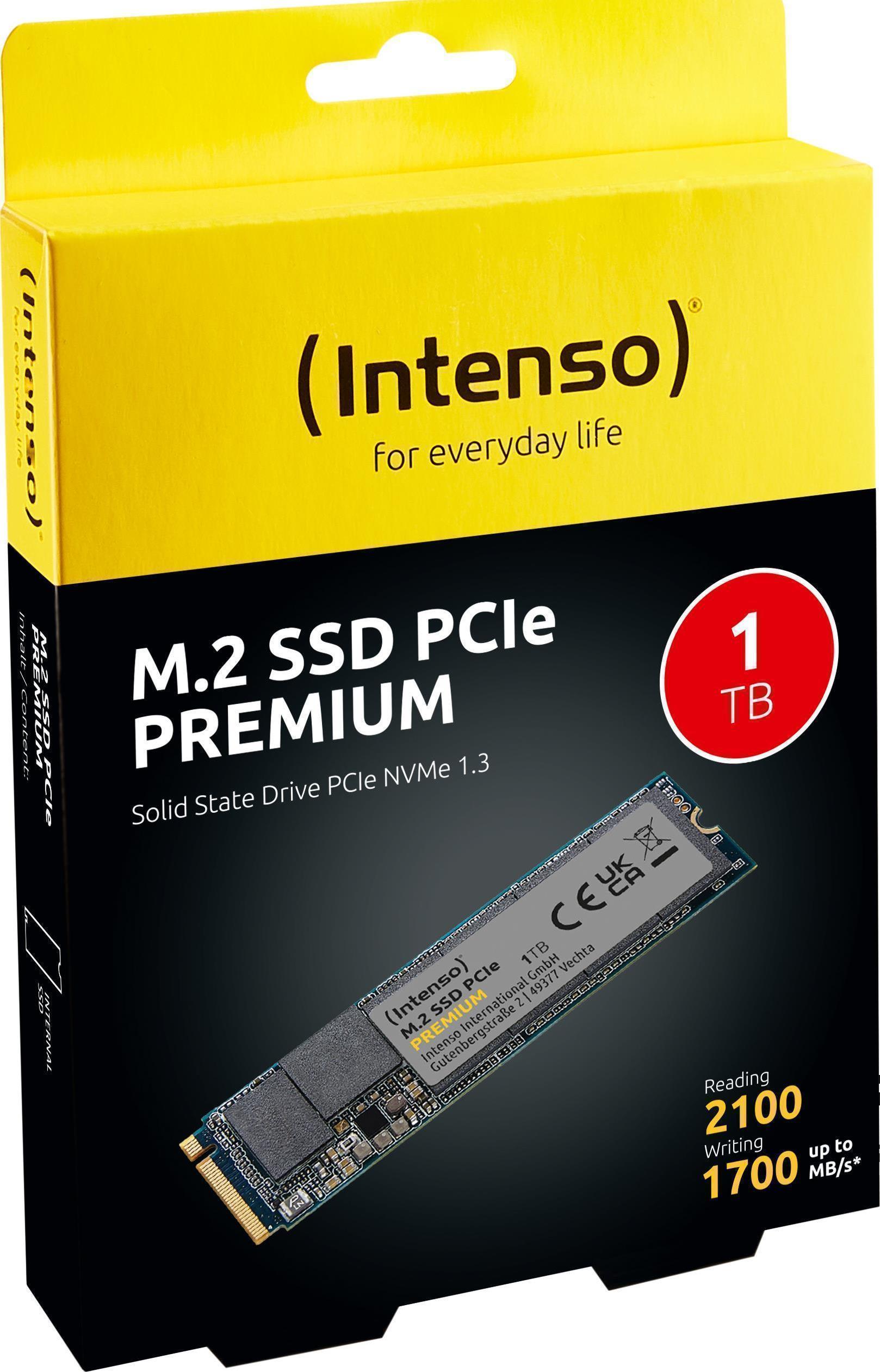 Купить Intenso PREMIUM - SSD - 1TB - intern - M.2 2280 - PCI Express 3.0 x4 (NVMe) (3835460) в магазине wardena.ru