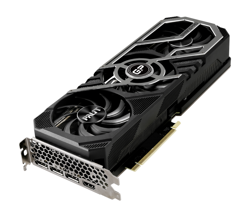 Купить Palit GeForce RTX 3090 GamingPro - Grafikkarten - GF RTX 3090 - 24GB GDDR6X - PCIe 4,0 - HDMI, 3 x DisplayPort (NED3090019SB-132BA) в магазине wardena.ru