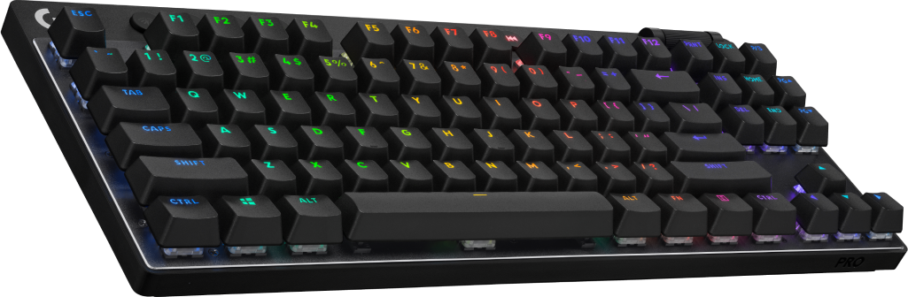 Купить Logitech G PRO X TKL - Tastatur - Hintergrundbeleuchtung - Bluetooth, 2.4 GHz - AZERTY - Französisch - Tastenschalter: Tactile - Schwarz (920-012131) в магазине wardena.ru