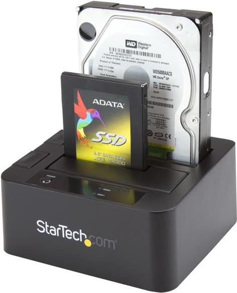Купить StarTech.com USB3.0/eSATA Dual 2,5/3.5" SATA Hard Drive Dock w - UASP - Speicher-Controller - 6,4 cm, 8,9 cm (2.5", 8,90cm (3.5")) - SATA 6Gb/s - 6GBps - eSATA 6Gb/s, USB3.0 - Schwarz (SDOCK2U33EB) в магазине wardena.ru