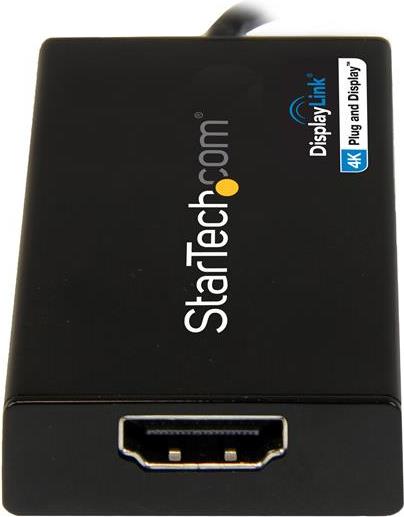 Купить StarTech.com USB3.0 to 4K HDMI External Multi Monitor Video Graphics Adapter - Externer Videoadapter - DisplayLink DL-5500 - SuperSpeed USB3.0 - HDMI - Schwarz (USB32HD4K) в магазине wardena.ru
