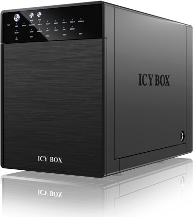 Купить RaidSonic ICY BOX IB-RD3640SU3 - Festplatten-Array - 4 Schächte (SATA-600) - 0 x - SATA 3Gb/s, USB3.0 (extern) (20641) в магазине wardena.ru