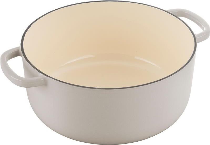 Купить BALLARINI BELLAMONTE runder Topf aus Gusseisen 75003-552-0 - 5,5 LTR Elfenbein Knochen (75003-552-0) в магазине wardena.ru