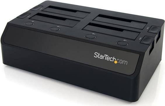 Купить StarTech.com USB3.0 to 4-Bay SATA 6Gbps Hard Drive Docking Station w - UASP & Dual Fans - 2,5/3.5" SSD / HDD Dock - Speichergehäuse - 4 Schächte (SATA-600) (SDOCK4U33) в магазине wardena.ru