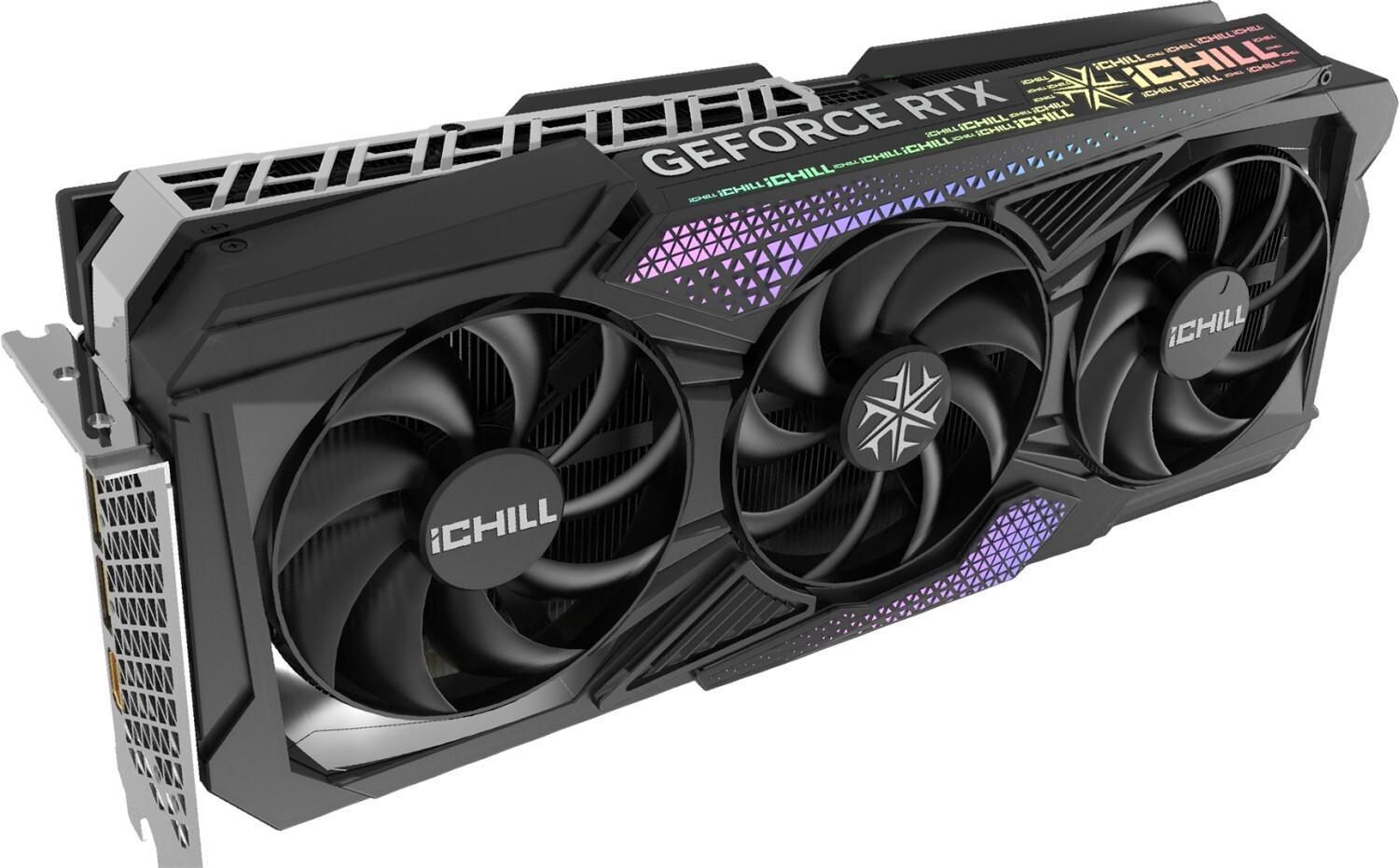 Купить InnoVISION Inno3D iChiLL GeForce GTX 4080 X3 - Grafikkarten - GeForce RTX 4080 - 16GB GDDR6X - PCIe 4,0 x16 - HDMI, 3 x DisplayPort (C40803-166XX-187049H) в магазине wardena.ru