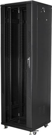 Купить Lanberg FF01-6642-12B (42U; 19 "; 2050 mm 600 mm 600 mm; Stehschränke; Full, Glas, 800 kg; schwarz) (FF01-6642-12B) в магазине wardena.ru