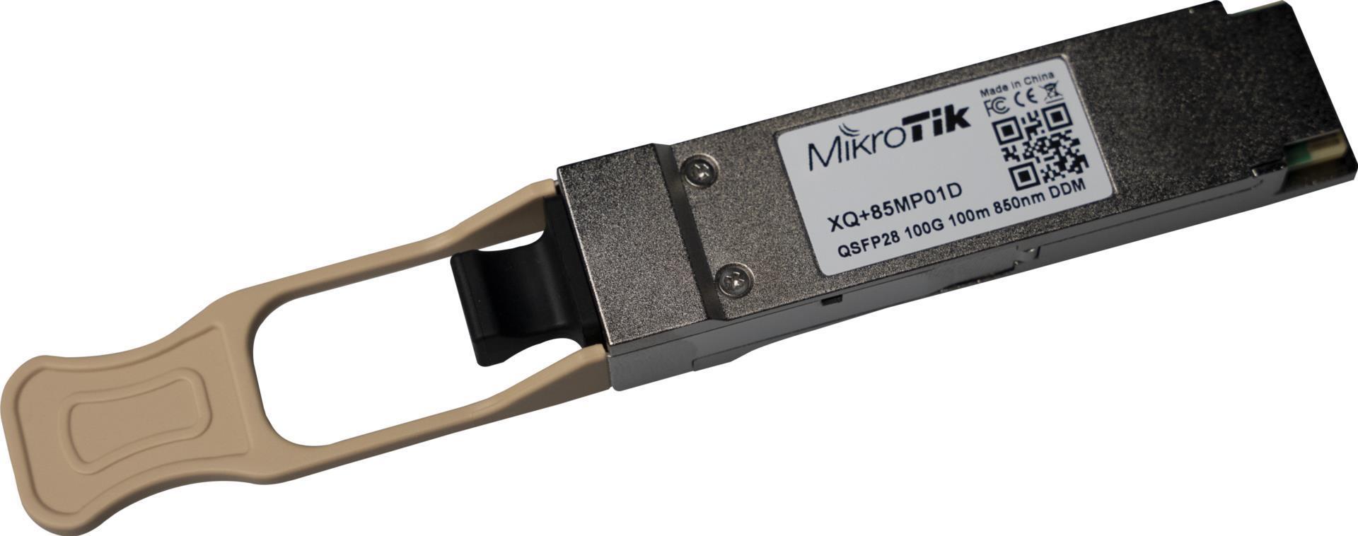 Купить Mikrotik XQ+85MP01D Netzwerk-Transceiver-Modul Faseroptik 100000 Mbit/s QSFP28 850 nm (XQ+85MP01D) в магазине wardena.ru
