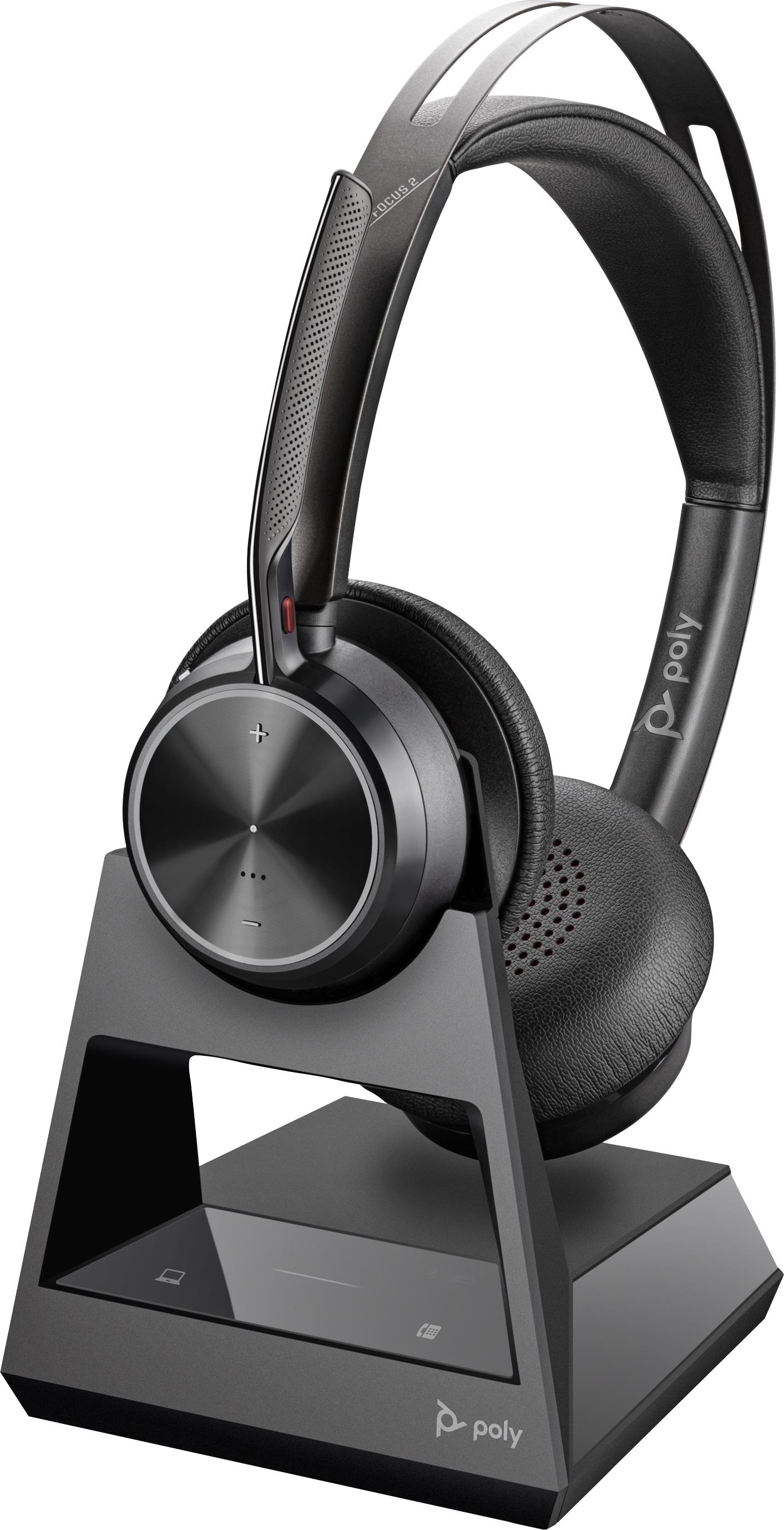 Купить HP POLY Poly Voyager Focus 2 - Headset - On-Ear - Bluetooth - kabellos, kabelgebunden - aktive Rauschunterdrückung - Adapter USB-C via Bluetooth - Schwarz - Zertifiziert für Microsoft Teams (76U47AA) в магазине wardena.ru