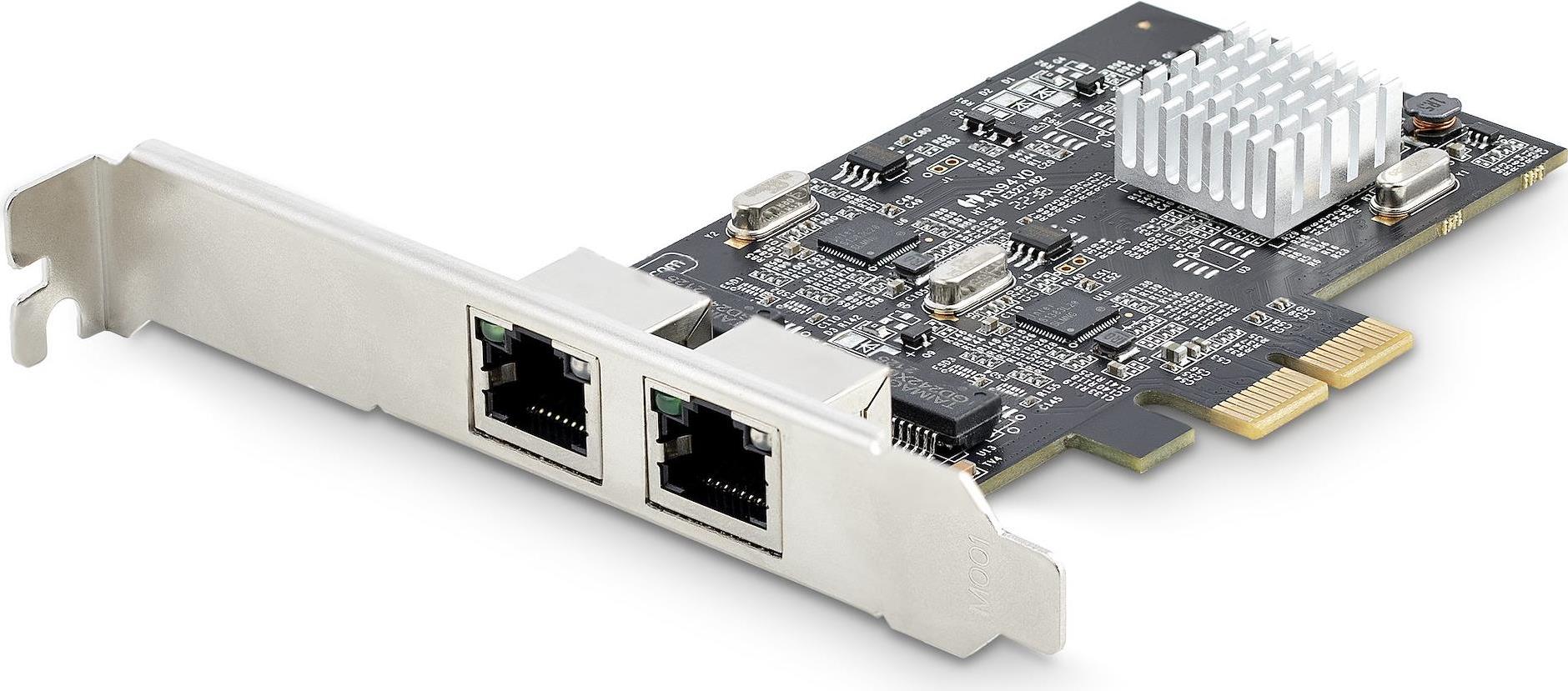Купить StarTech.com 2-Port 2.5Gbps NBASE-T PCIe Network Card, Intel I225-V, Dual-Port Computer Network Card, Multi-Gigabit NIC, PCI Express Server LAN Card, Desktop Ethernet Interface - Netzwerkadapter - PCIe 2.0 x2 Low-Profile (PR22GI-NETWORK-CARD) в магазине wardena.ru