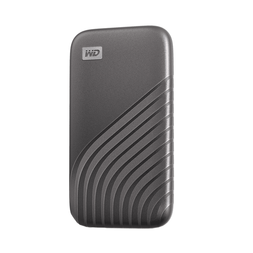 Купить WD My Passport SSD WDBAGF0010BGY - SSD - verschlüsselt - 1 TB - extern (tragbar) - USB 3.2 Gen 2 (USB-C Steckverbinder) - 256-Bit-AES - Grau (WDBAGF0010BGY-WESN) в магазине wardena.ru