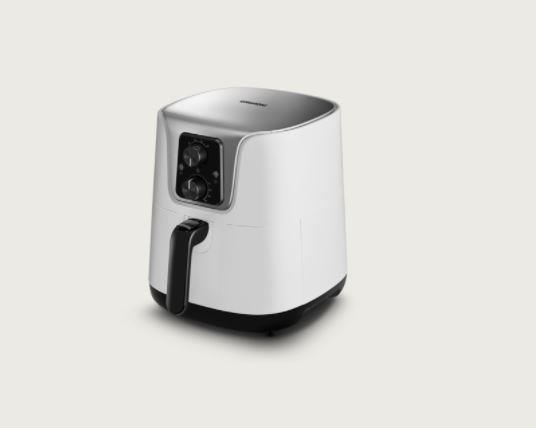 Купить Grundig FRY 6840 Einzelbild 3 l Eigenständig 1300 W Heißluftfritteuse Schwarz - Weiß (GMS3490) в магазине wardena.ru