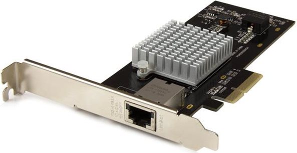 Купить StarTech.com 1 Port 10G Ethernet PCI Express Netzwerkkarte - 10GbE NIC mit Intel X550-AT Chip - 10GBase-T / NBASE-T Compliant - Netzwerkadapter - PCIe 2.0 Low-Profile - 10Gb Ethernet x 1 - Schwarz (ST10000SPEXI) в магазине wardena.ru