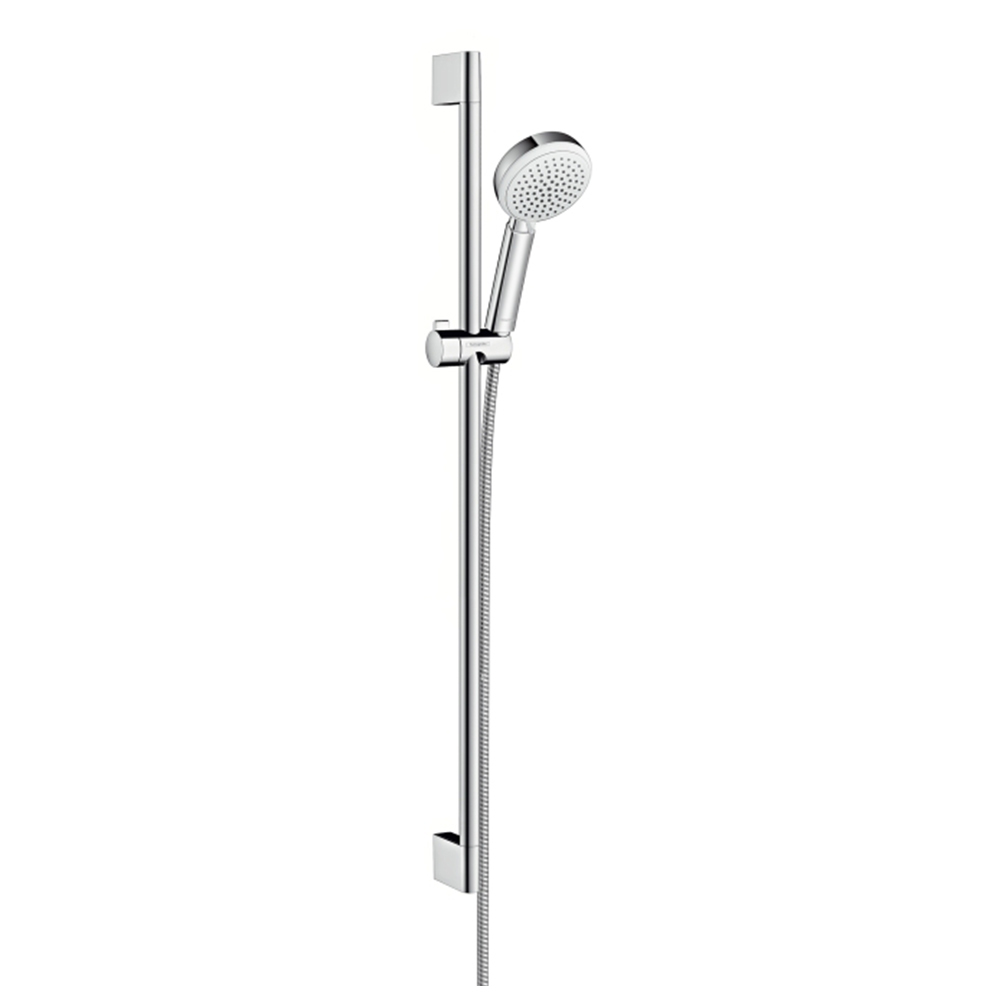 Купить Hansgrohe Crometta 100 Vario 90см душевой гарнитур хром-белый матовый 26657400 в магазине wardena.ru
