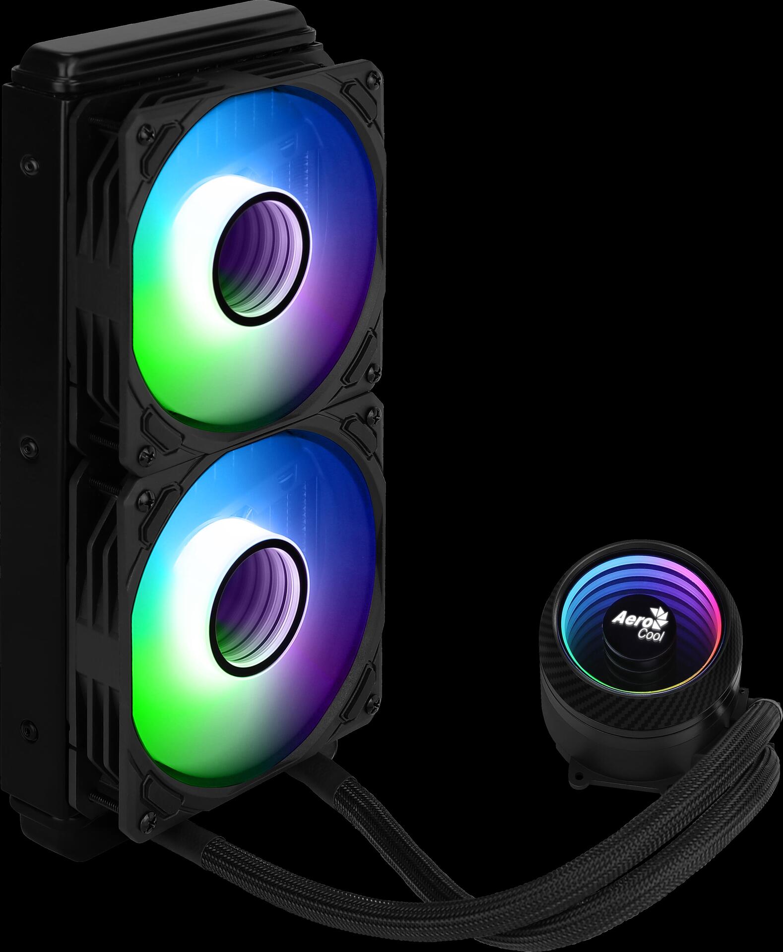 Купить AeroCool Mirage L240 - Prozessor-Flüssigkeitskühlsystem - (für: LGA775, LGA1156, AM2, AM2+, AM3, LGA1155, AM3+, LGA2011, FM1, FM2, LGA1150, LGA1151, AM4, LGA2066, LGA1200) - Kupfer - 120 mm (ACLA-MR24117.71) в магазине wardena.ru