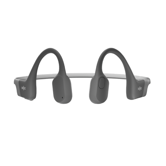 Купить AfterShokz OpenRun - Kopfhörer mit Mikrofon - offenes Ohr - hinter dem Nacken angebracht - Bluetooth - kabellos - Grau (S803GY) в магазине wardena.ru