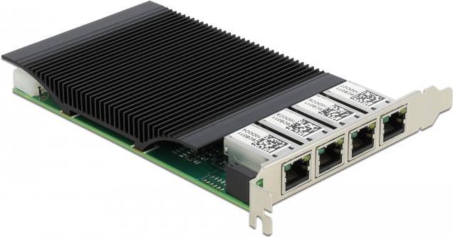 Купить Delock - Netzwerkadapter - PCIe 2,1 x4 - Gigabit Ethernet (PoE+) x 4 (88501) в магазине wardena.ru