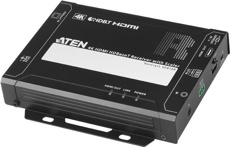 Купить ATEN VE816R 4K HDMI HDBaseT Receiver with Scaler - Video-, Audio-, Infrarot- und serielle Erweiterung - HDBaseT - bis zu 150 m в магазине wardena.ru