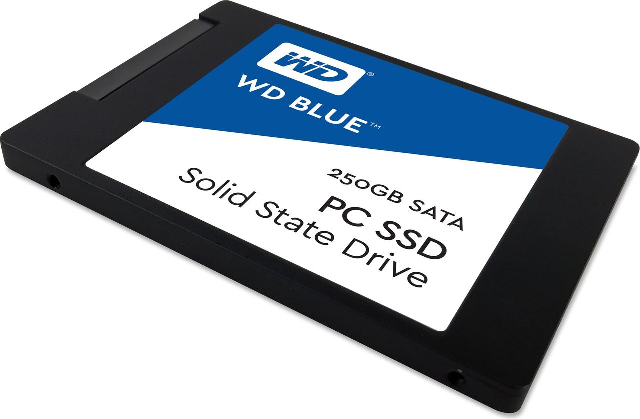 Купить WD Blue PC SSD WDS250G1B0A - SSD - 250 GB - intern - 2.5" (6.4 cm) - SATA 6Gb/s в магазине wardena.ru