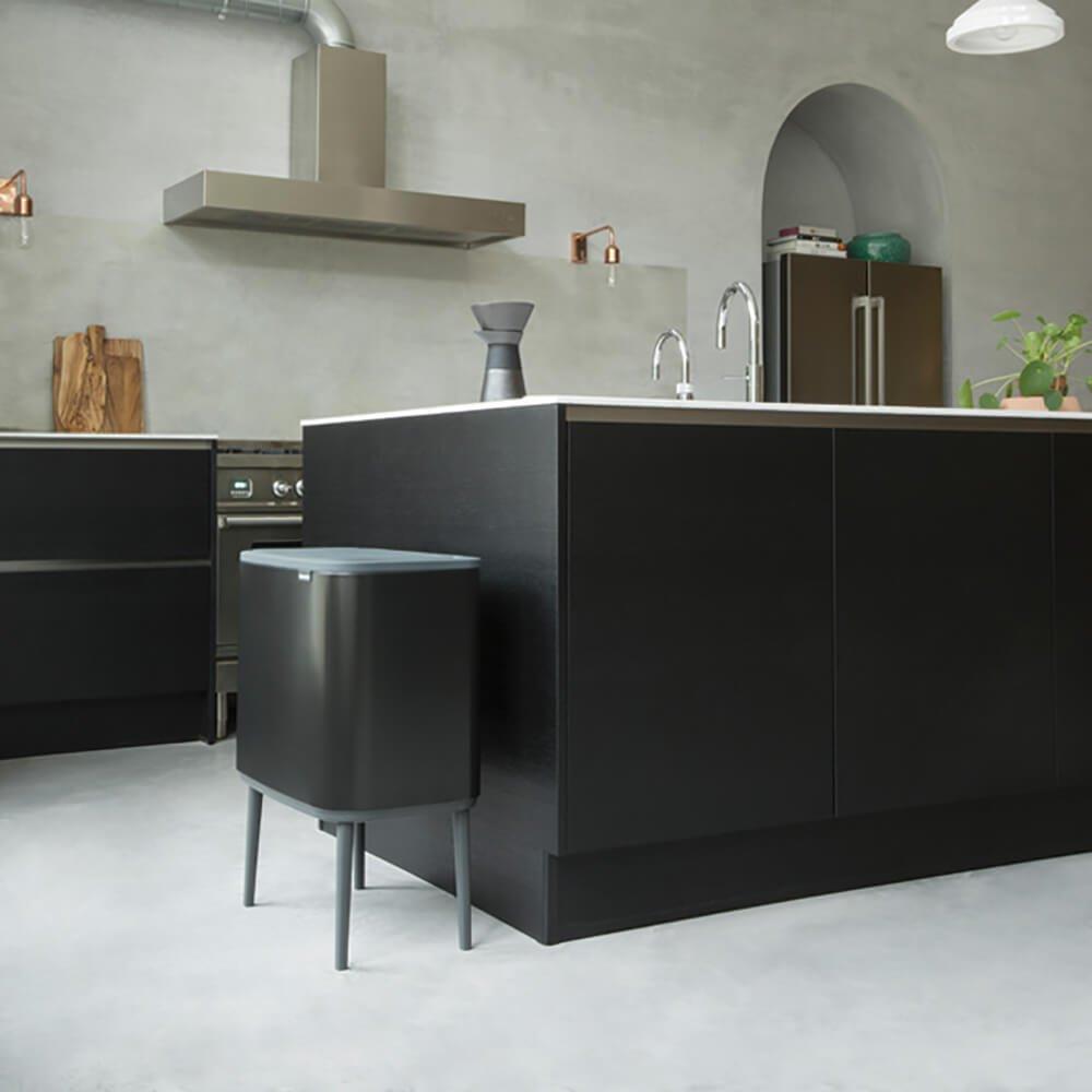 Купить Brabantia 315824 Mülleimer 36 l Rechteckig Kunststoff Schwarz (315824) в магазине wardena.ru