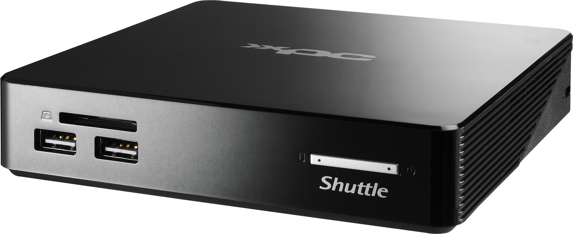 Купить Shuttle XPC nano NS02EV2 - Android-PC - Mini-PC - 1 RK3368 / 1.5 GHz - RAM 2 GB - Flash - eMMC 16 GB - PowerVR SGX6110 - GigE - WLAN: 802.11b/g/n/ac, Bluetooth 5.0 - Android 8.1 (Oreo) - Monitor: keiner - Schwarz (PFB-NS02E041) в магазине wardena.ru