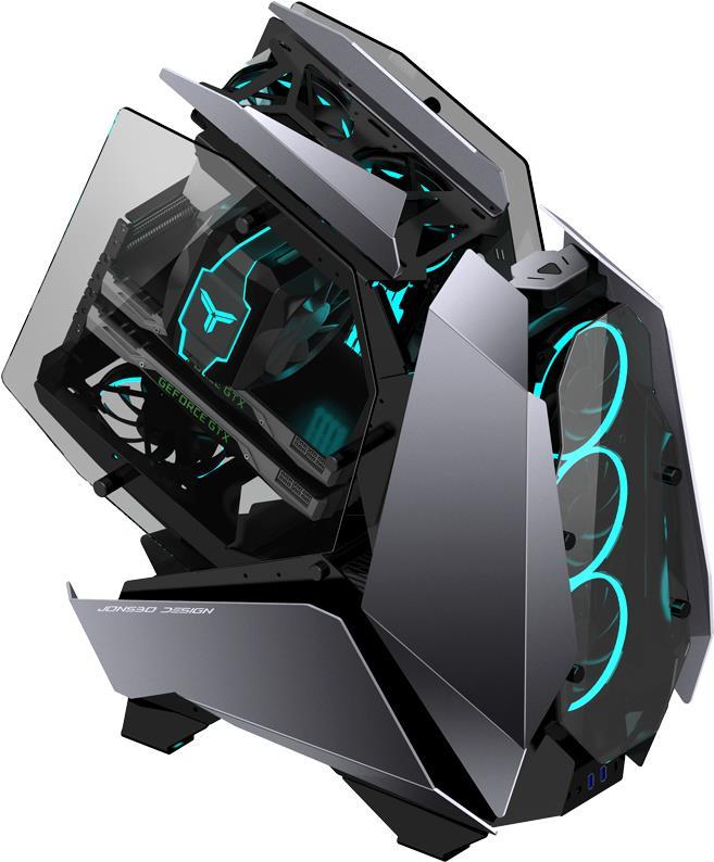 Купить Jonsbo MOD5 - PC - Grau - ATX,ITX - Aluminium - 18 cm - 40 cm (MOD5 Grey) в магазине wardena.ru