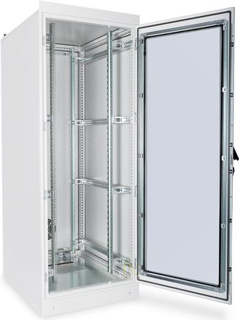 Купить Digitus 42HE Netzwerkschr. 800x1000mm 42HE Netzwerkschrank, Indoor IP55, 2100x800x1000 mm, Hartglastür, inkl. Sockel, Grau (RAL 7035) (DN-19 42U-I-8/10-1) в магазине wardena.ru