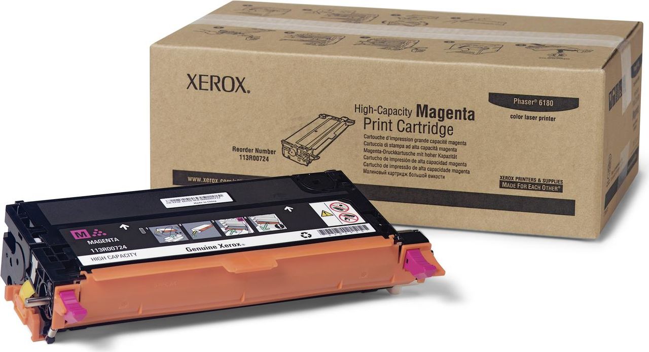 Купить Xerox - Tonerpatrone - High Capacity - 1 x Magenta - 6000 Seiten (113R00724) в магазине wardena.ru