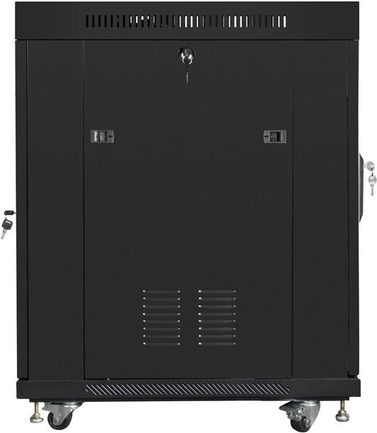 Купить Lanberg FF01-8015-12BL Rack 15U Freistehendes Gestell Schwarz (FF01-8015-12BL) в магазине wardena.ru