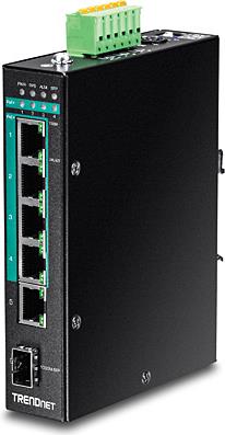 Купить TRENDnet TI-PG541I - Switch - verwaltet - 4 x 10/100/1000 (PoE+) + 1 x 10/100/1000 + 1 x Gigabit SFP - an DIN-Schiene montierbar - PoE+ (TI-PG541I) в магазине wardena.ru