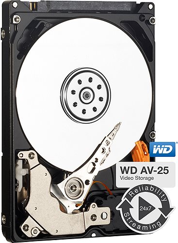 Купить WD AV-25 WD10JUCT - Festplatte - 1TB - intern - 6,4 cm (2.5") - 5400 U/min - Puffer: 16MB (WD10JUCT) в магазине wardena.ru
