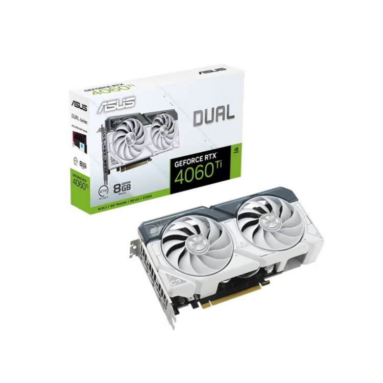 Купить White Snow Leopard DUAL GeForce RTX4060TI-O8G-WHITE Desktop Computer Game Graphics (AL750638499090) в магазине wardena.ru