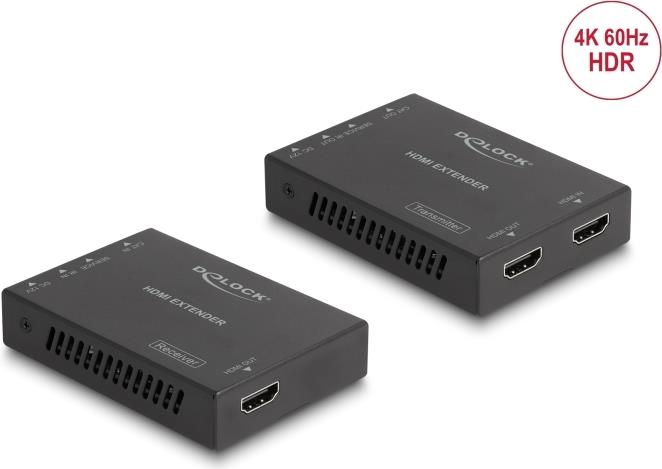 Купить Delock HDMI Extender Setüber Cat.6 Kabel 4K 60 Hz 50 m (65955) в магазине wardena.ru