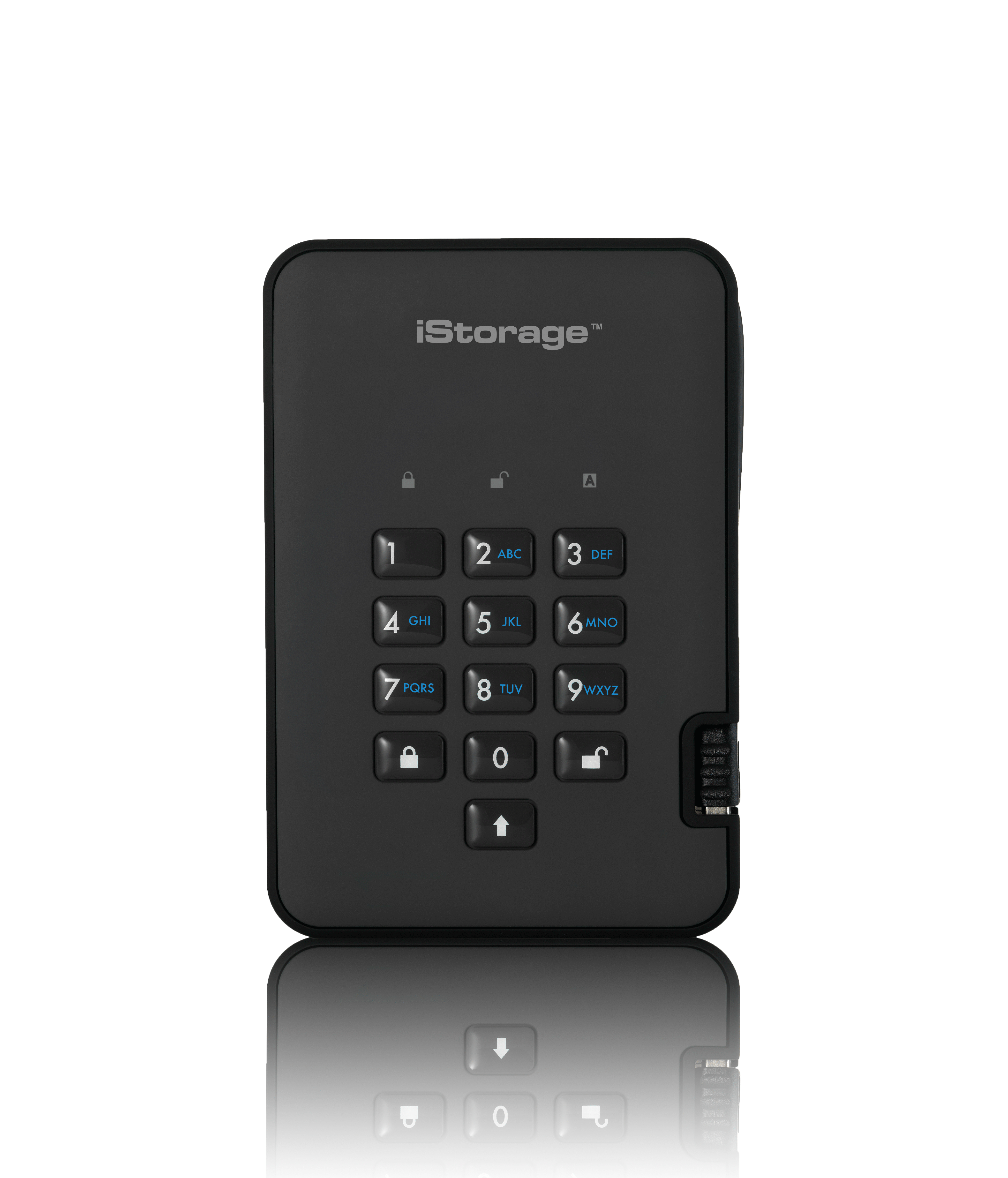 Купить iStorage diskAshur² - SSD - verschlüsselt - 512 GB - extern (tragbar) - USB 3.1 - FIPS 197, 256-bit AES-XTS - Phantomschwarz (IS-DA2-256-SSD-512-B) в магазине wardena.ru