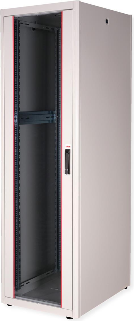 Купить Roline Basic - Schrank Netzwerkschrank - Glas Tür - Hellgrau, RAL 7035 - 42HE - 48.3 cm (19") (26.21.0043) в магазине wardena.ru