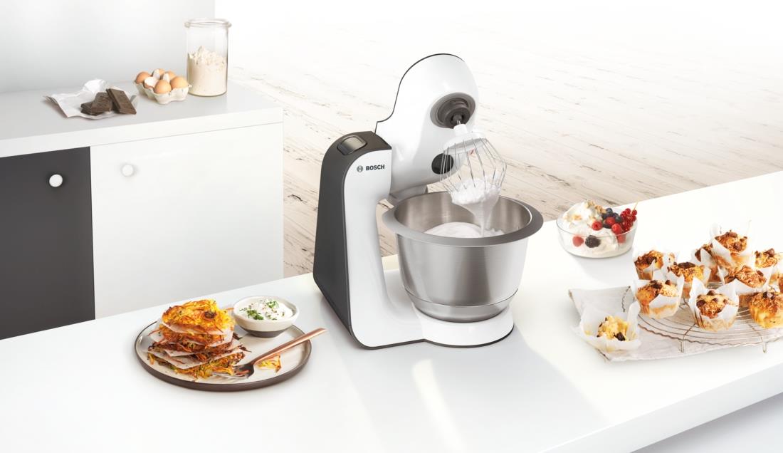 Купить Bosch Haushalt MUM50E32DE Küchenmaschine 800 W Weiß, Anthrazit в магазине wardena.ru