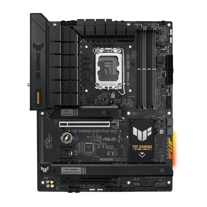 Купить ASUS TUF Gaming B760-Plus WIFI - Intel - LGA 1700 - Intel® Celeron® - Intel® Core™ i3 - Intel® Core™ i5 - Intel® Core™ i7 - LGA 1700 - DDR5-SDRAM - 128 GB (90MB1ER0-M1EAY0) в магазине wardena.ru