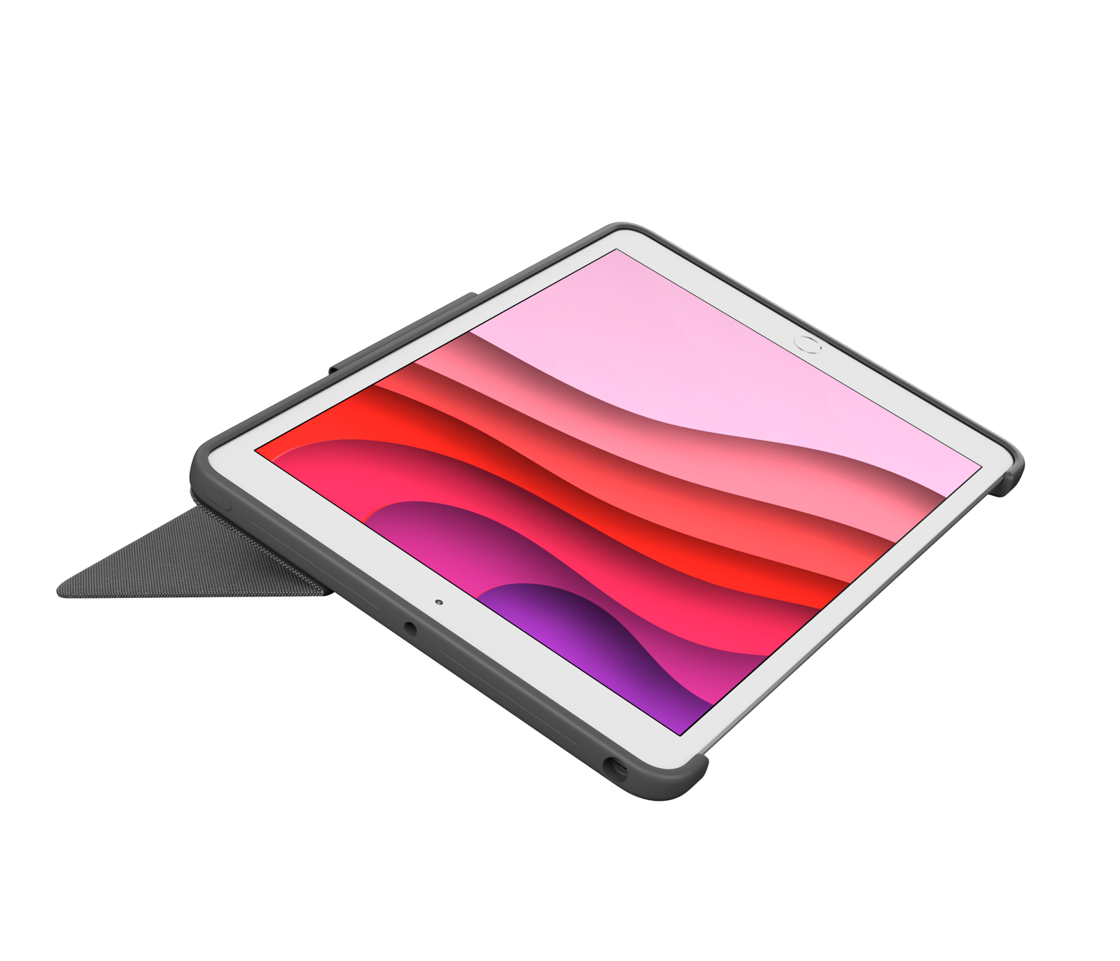 Купить Logitech Combo Touch - Tastatur und Foliohülle - mit Trackpad - backlit - Apple Smart connector - UK Englisch - Graphite - für Apple 10.2"  iPad (7. Generation), 10.5"  iPad Air, 10.5"  iPad Pro (920-009629) в магазине wardena.ru