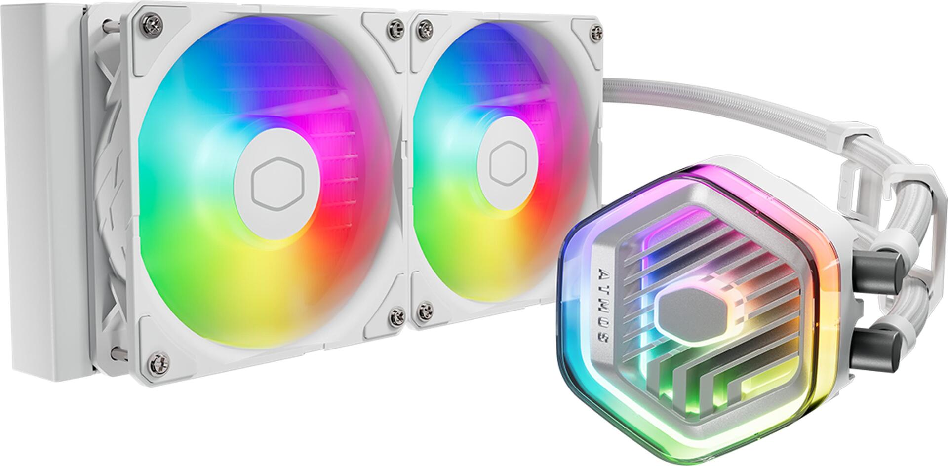 Купить Cooler Master MasterLiquid 240 ATMOS White Prozessor Flüssigkeitskühlung 12 cm Weiß 1 Stück(e) (MLX-D24M-A25PZ-RW) в магазине wardena.ru