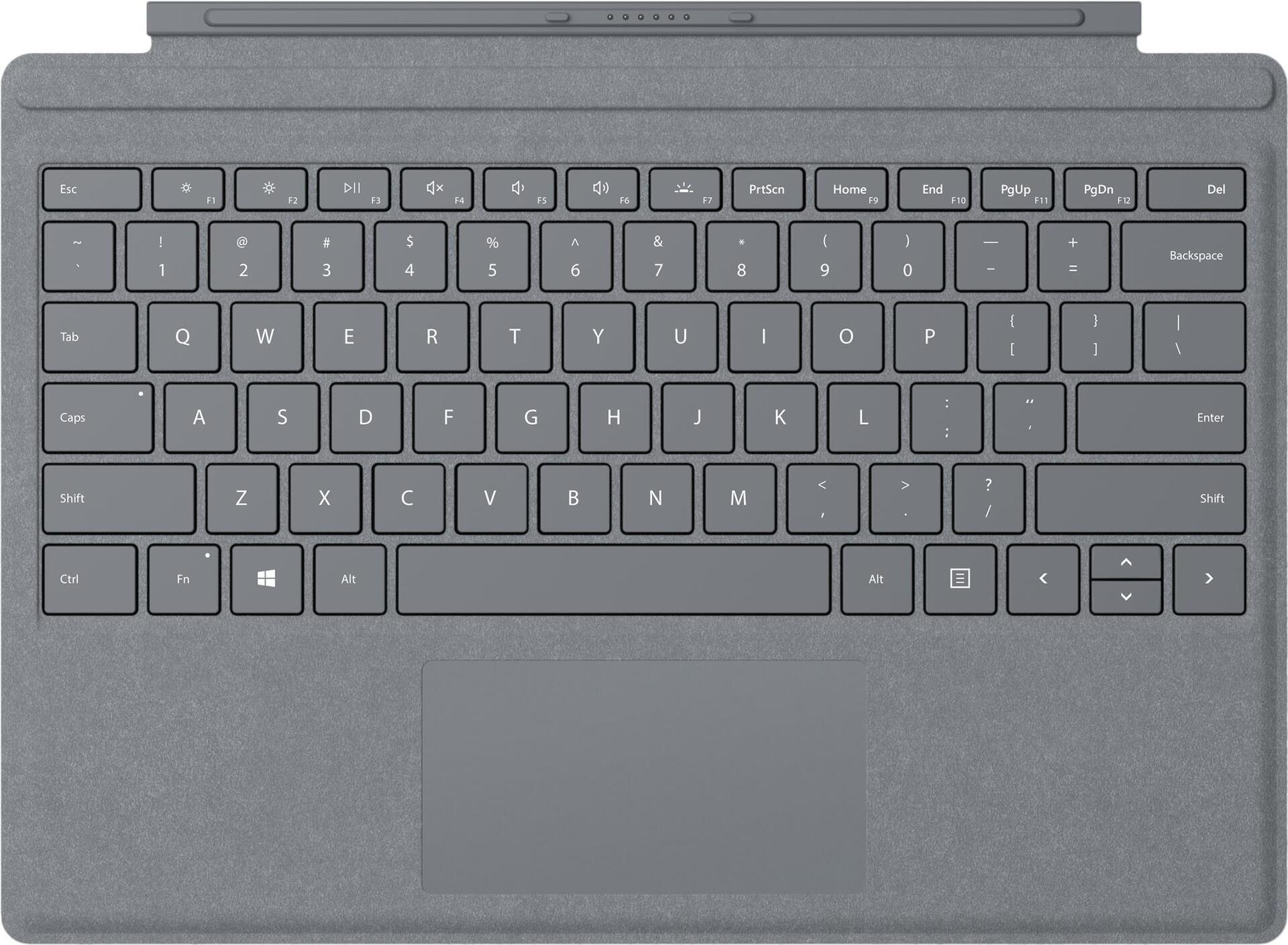 Купить Microsoft Surface Go Type Cover - Tastatur - mit Trackpad, Beschleunigungsmesser - hinterleuchtet - Englisch - Light Charcoal - kommerziell - für Surface Go, Go 2 (KCT-00107) в магазине wardena.ru